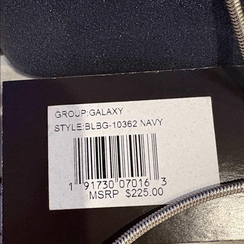 Badgley Mischka Navy Crystal-Embellished Evening Clutch - Picture 3 of 6
